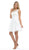 Lenovia - 8120 Illusion Jewel Ballerina Cocktail Dress Cocktail Dresses XS / Ivory