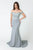 Lenovia - 8134 Embroidered Off Shoulder Trumpet Dress Bridesmaid Dresses