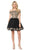 Lenovia - Off Shoulder Embellished Cocktail Dress 8124 - 1 pc Black In Size S Available CCSALE S / Black