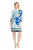 London Times - T2599MJC Quarter Sleeve Abstract Floral Dress Special Occasion Dress