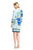 London Times - T2599MJC Quarter Sleeve Abstract Floral Dress Special Occasion Dress