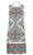 London Times - T3327M Multi-Print Scoop Neck Shift Dress Cocktail Dresses