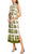 London Times T5694M - Printed Sleeveless Long Dress Evening Dresses 6 / Ivory Olive