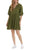London Times T5795M - Puff Sleeve A-Line Short Dress Semi Formal