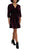 London Times T5911M - Long Sleeve Velvet Short Dress Graduation Dresses