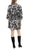 London Times T6017M - V-Neck Dolman Sleeve Short Dress Holiday Dresses