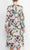 London Times T6080M - Printed Floral Empire Midi Dress Cocktail Dresses