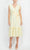London Times T6128M - Wrap Dot Print Short Dress Cocktail Dresses 8 / Yellow