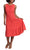London Times T6138M - Tea Length Tiered A-Line Dress Cocktail Dresses