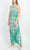 London Times T6148M - Printed Halter Dress Evening Dresses