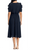 London Times T6180M - Puffy Sleeve Midi Flowy Dress Special Occasion Dress