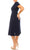 London Times T6318M - Chiffon Flowy Midi Dress Special Occasion Dress