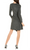 London Times T6499M - Long Sleeve Dangling Skirt Glittered Dress Cocktail Dresses
