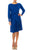 London Times T6588M - Minimalist A-line Short Dress Special Occasion Dress XS / Surf The Web