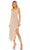 Mac Duggal 10874 - Sequined Ruffled Hem Cocktail Dress Special Occasion Dress 0 / Mocha
