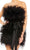 Mac Duggal 11436 - Strapless Feather Cocktail Dress Cocktail Dresses