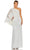 Mac Duggal 11442 - Asymmetrical One Sleeve Prom Dress Prom Dresses 2 / White