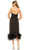 Mac Duggal 11629 - Feather Trim Sheath Homecoming Dress Homecoming Dresses