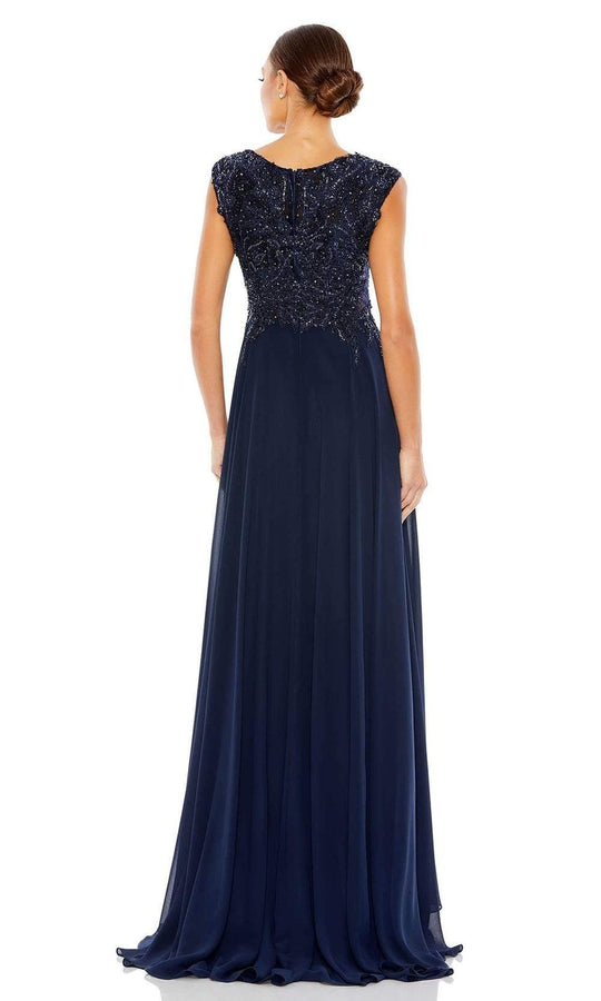 Mac Duggal - 20264 Embroidered V-Neck A-Line Dress