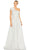 Mac Duggal 20389 - Asymmetrical Embroidered Prom Gown Prom Dresses 2 / Ivory