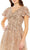 Mac Duggal 20392 - Embroidered Tea Length Cocktail Dress Cocktail Dresses
