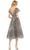 Mac Duggal 20392 - Embroidered Tea Length Cocktail Dress Cocktail Dresses