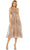 Mac Duggal 20398 - Cap Sleeve Sequined A-Line Dress Special Occasion Dress 2 / Bronze
