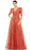 Mac Duggal 20428 - Puff Sleeve Embellished Evening Gown Mother of the Bride Dresses