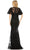 Mac Duggal 20438 - Flutter Sleeve Embellished Evening Gown Evening Dresses