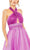 Mac Duggal 20554 - Ruched Halter Neck Prom Gown Prom Dresses
