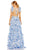Mac Duggal 2220 - Ruffle-Designed Floral Printed Dress Evening Dresses