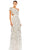 Mac Duggal 35108 - Floral Evening Dress Evening Dresses 0 / Ivory