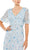 Mac Duggal 35110 - Short Sleeve Floral Embellished Dress Formal Gowns