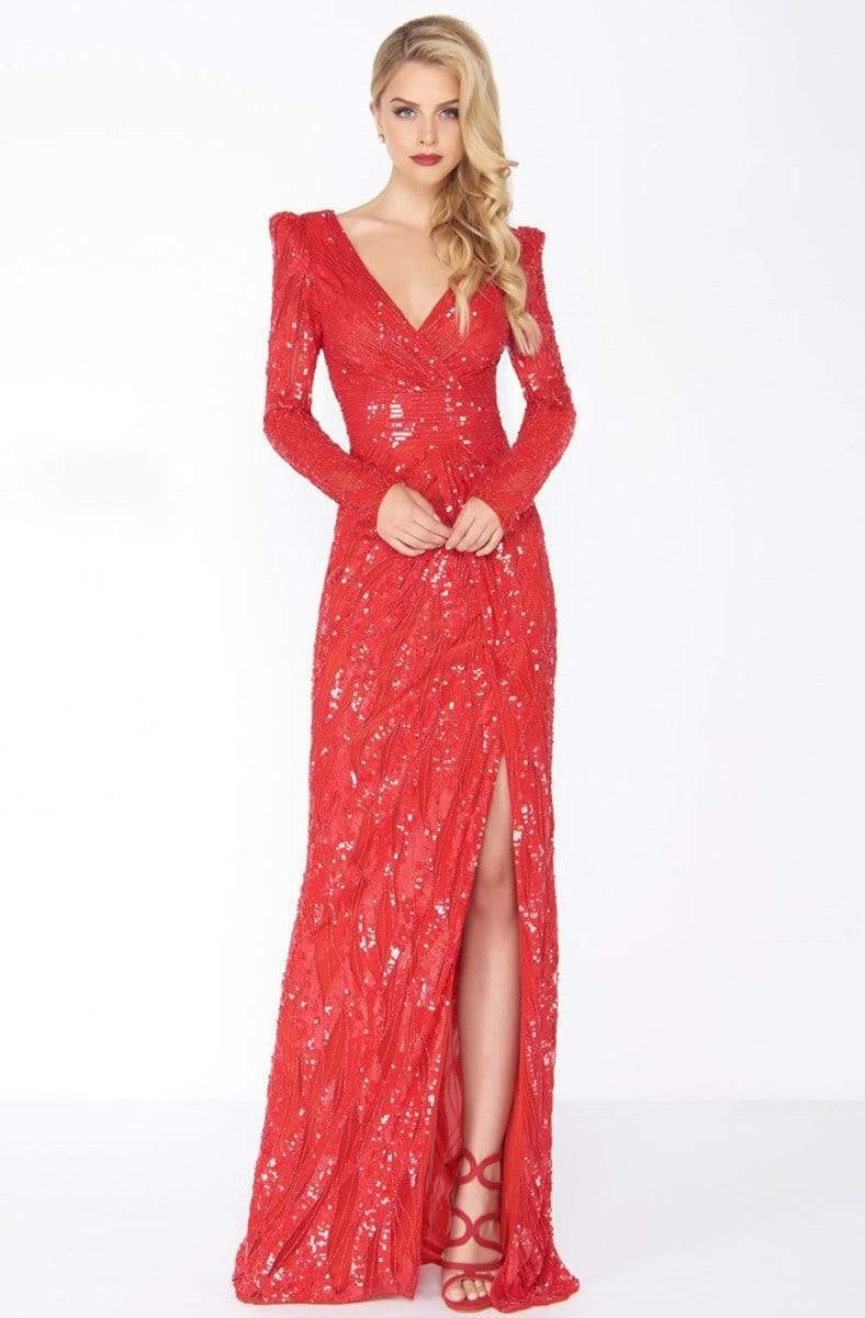 mac duggal red sequin dress Mac Duggal | Dresses | Mac Duggal Red Sequin Dress