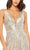 Mac Duggal - 49012 Sequined High Slit A-Line Dress Evening Dresses