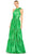 Mac Duggal 50658 - Halter Tiered Satin Evening Gown Evening Dresses 0 / Spring Green