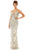 Mac Duggal 5107 - Sleeveless Embellished Evening Dress Evening Dresses 0 / Silver Nude