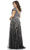 Mac Duggal 5353 - Sequined V Neck and Back Long Gown Mother of the Bride Dresses