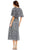 Mac Duggal 5577 - Cape Embellished Knee-Length Dress Cocktail Dresses