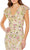 Mac Duggal 5722 - Flutter Sleeve Beaded Dress Special Occasion Dress