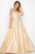 Mac Duggal - 65037F Embellished Shimmering Evening Gown Special Occasion Dress