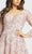 Mac Duggal - 67483 Lace Applique Deep V Neck A-Line Gown Prom Dresses