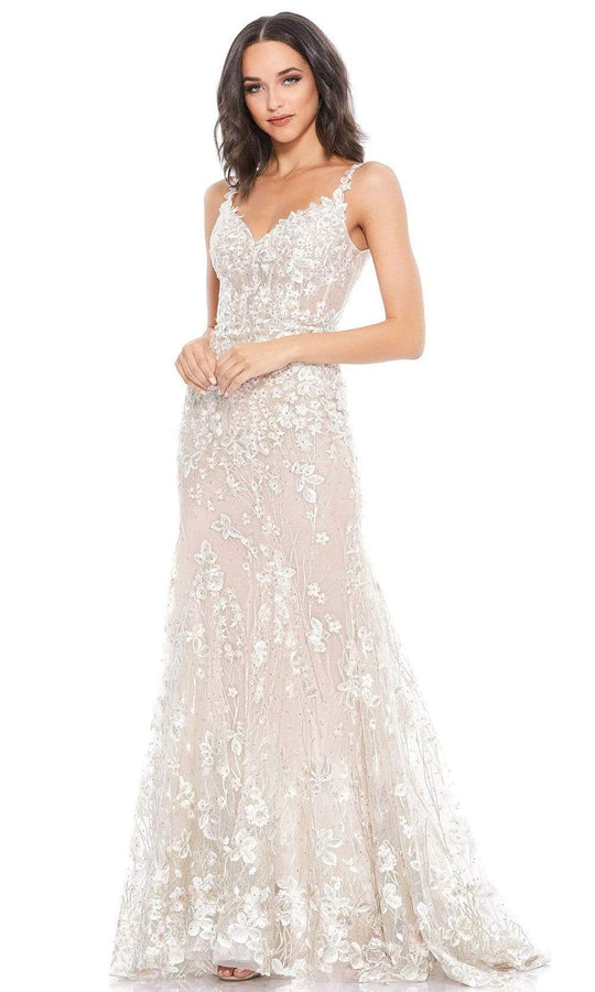 Mac Duggal - 67492 Embroidered Floral A-Line Dress