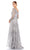 Mac Duggal - 67498 Bateau Floral Embroidered Gown Mother of the Bride Dresess