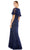 Mac Duggal - 67712 V Neck Bell Sleeve Lace Dress Evening Dresses