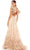 Mac Duggal - 67803 Ruffled Floral Printed A-Line Dress Prom Dresses