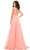 Mac Duggal - 67811 Beaded Sleeve Chiffon Slit Dress Prom Dresses