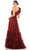 Mac Duggal 67878 - Ruffled Cap Sleeve Evening Gown Special Occasion Dress