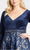 Mac Duggal - 67891 V Neck Velvet Sequined Dress Prom Dresses