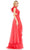 Mac Duggal 67989 - Asymmetrical Pleated Bodice Prom Dress Prom Dresses